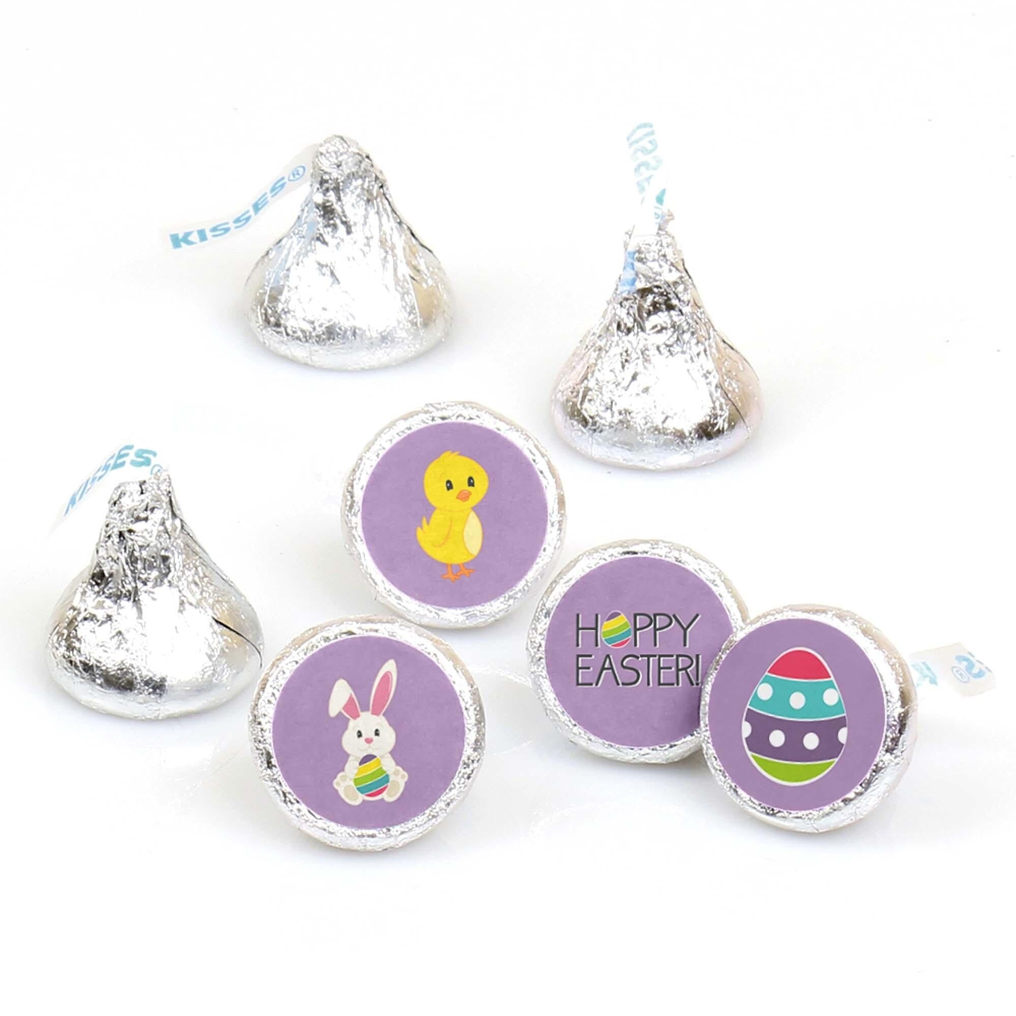 Big Dot of Happiness Hippity Hoppity - Easter Bunny Party Round Candy ...