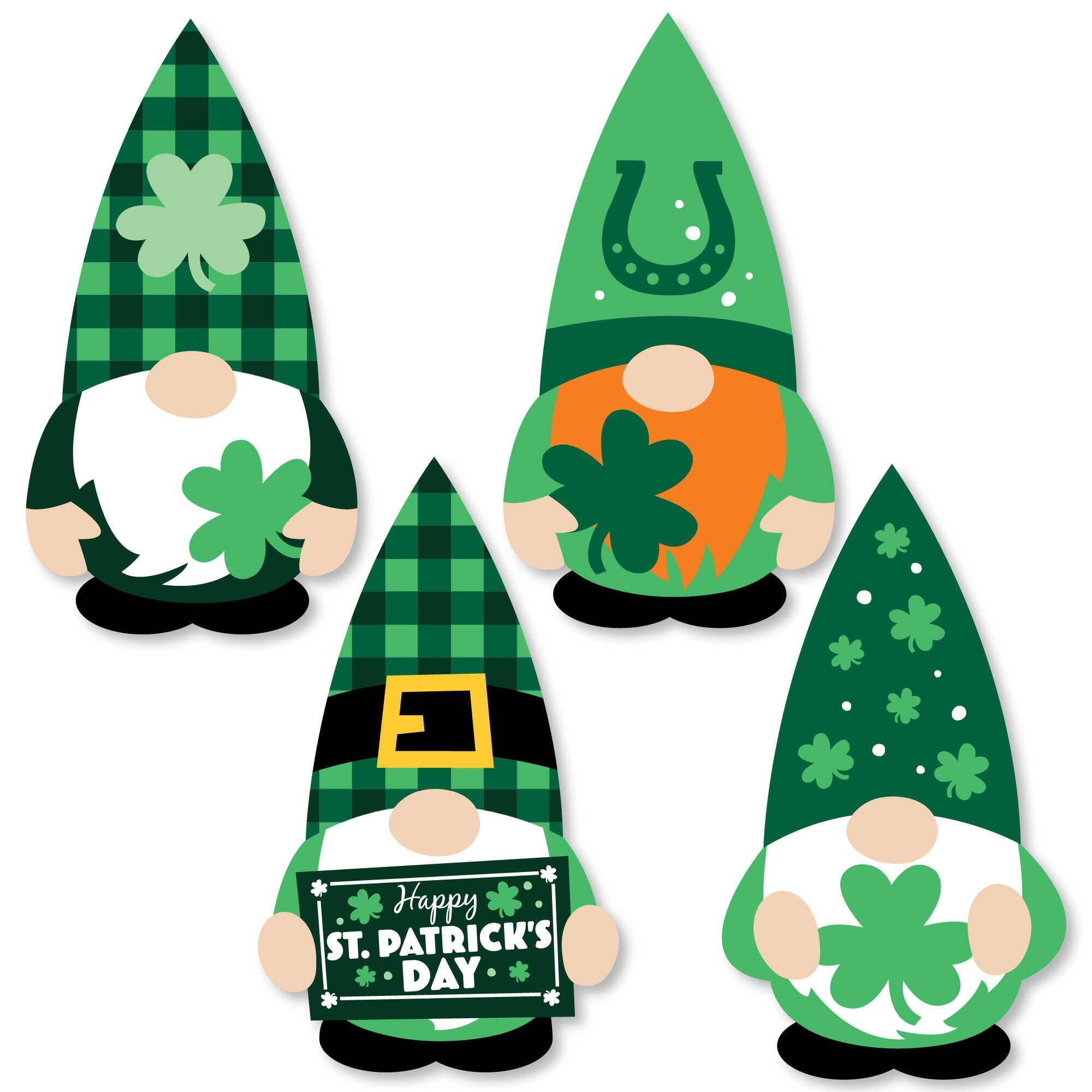 Traditional Green Shoe Of Gnome Leprechaun St Patricks Day Stock