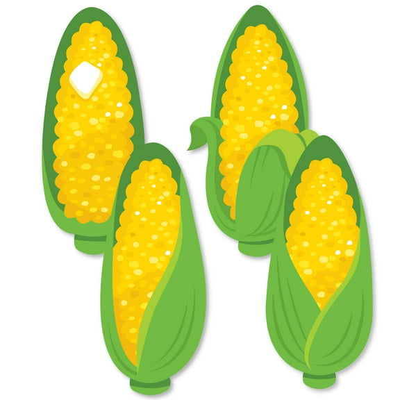 Big Dot of Happiness It's Corn - DIY Shaped Fall Harvest Party Cut-Outs - 24 Count