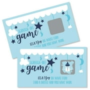 Big Dot of Happiness It's a Boy - Blue Baby Shower Game Scratch Off Cards - 22 Count