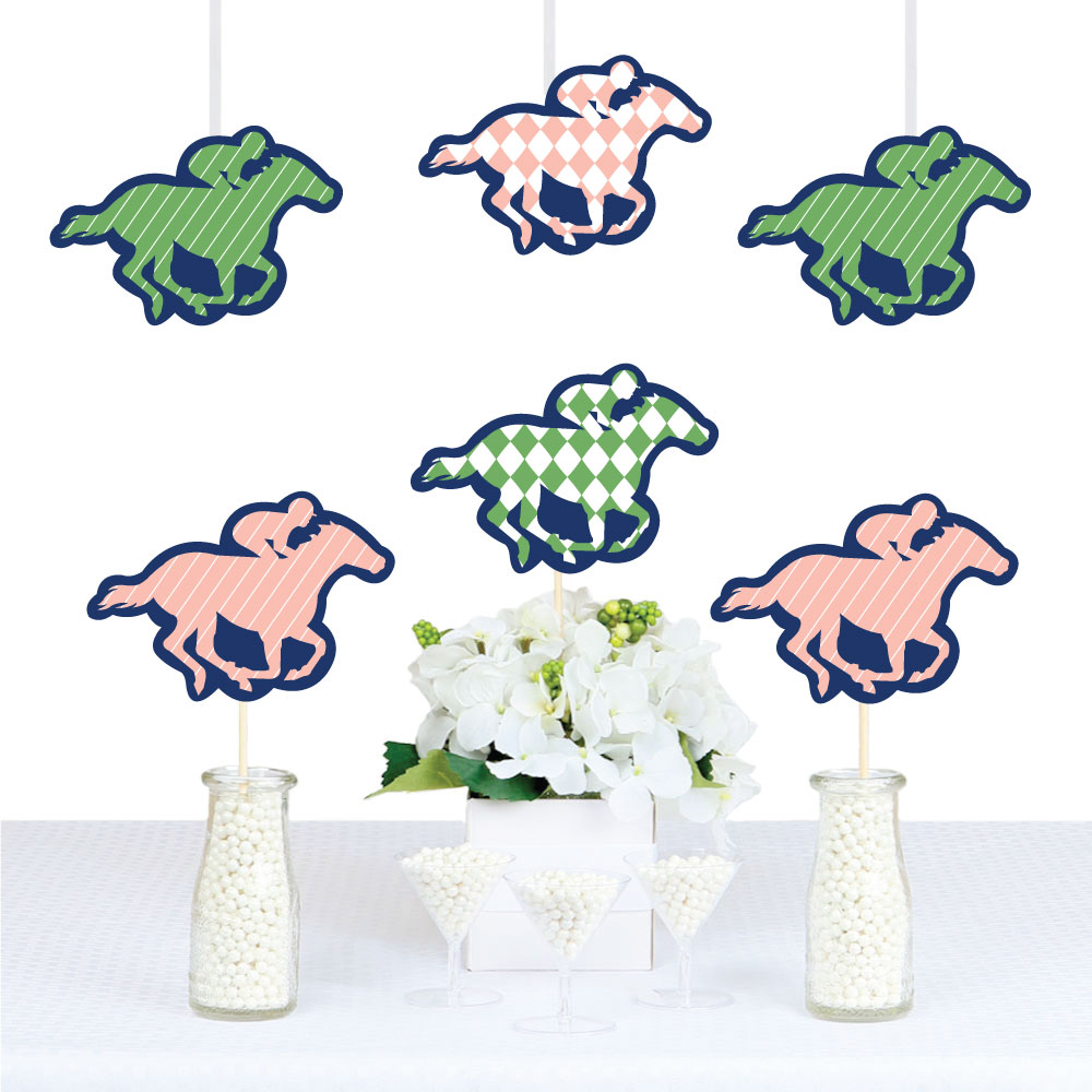 Big Dot of Happiness Kentucky Horse Derby Decorations DIY Horse Race