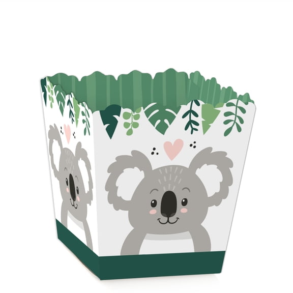 Big Dot of Happiness Koala Cutie - Party Mini Favor Boxes - Bear Birthday Party and Baby Shower Treat Candy Boxes - Set of 12