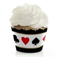 thumbnail image 1 of Big Dot of Happiness Las Vegas - Casino Party Decorations - Party Cupcake Wrappers - Set of 12, 1 of 5
