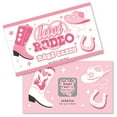 thumbnail image 1 of Big Dot of Happiness Last Rodeo - Pink Cowgirl Bachelorette Party Game Scratch Off Dare Cards - 22 Count, 1 of 6