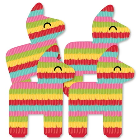 Big Dot of Happiness Let's Fiesta - Pinata Decorations DIY Fiesta Party Essentials - Set of 20