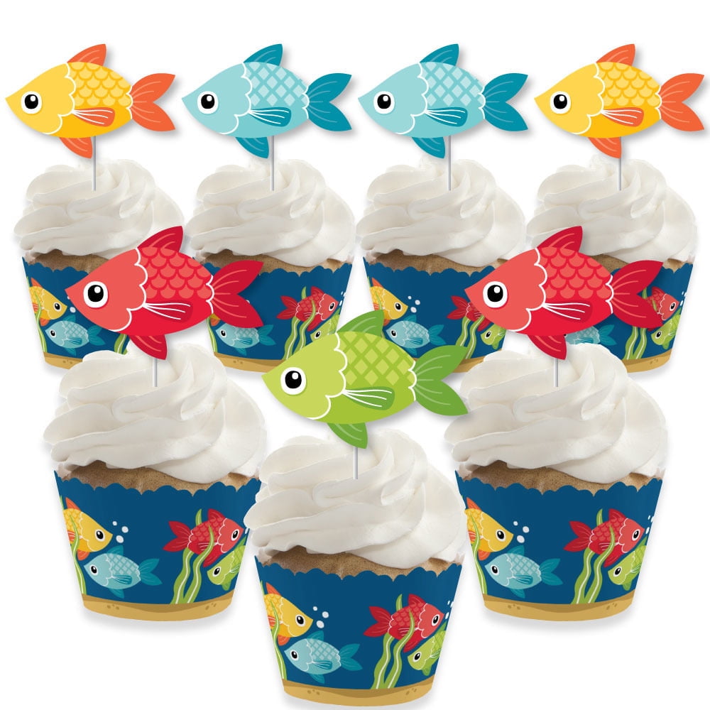 Big Dot of Happiness Let's Go Fishing - Fish Themed Birthday Party or Baby  Shower Favor Boxes - Set of 12