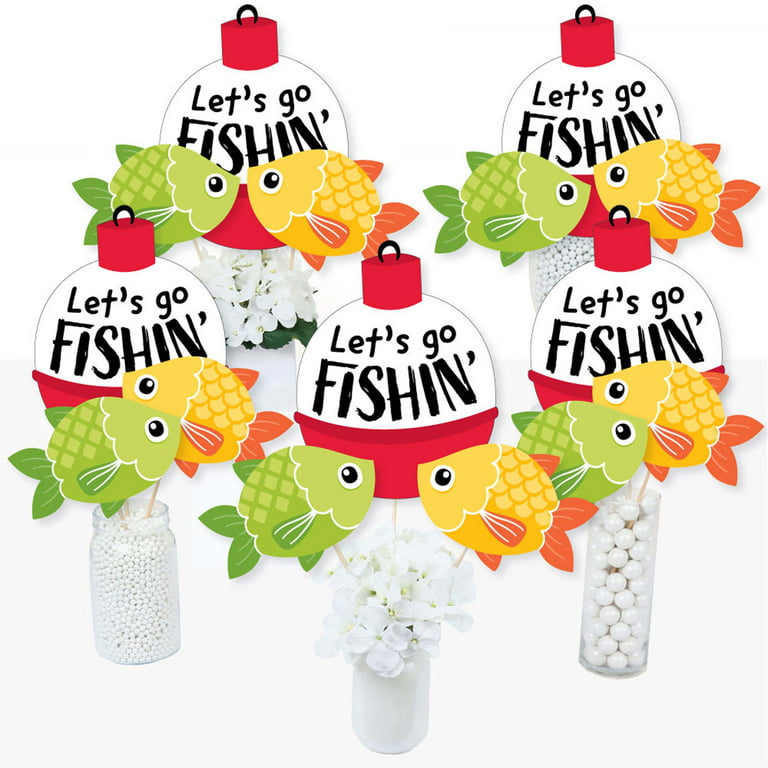 Big Dot of Happiness Let's Go Fishing - Fish Themed Birthday Party