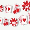thumbnail image 1 of Big Dot of Happiness Lucky in Love Garland Banner, Las Vegas Bachelorette Party Decor, 30 Feet of Cord, 15 Double-Sided Favor Pieces, 1 of 6