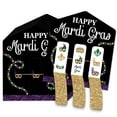 thumbnail image 1 of Big Dot of Happiness Mardi Gras - Masquerade Party Game Pickle Cards - Pull Tabs 3-in-a-Row - Set of 12, 1 of 6