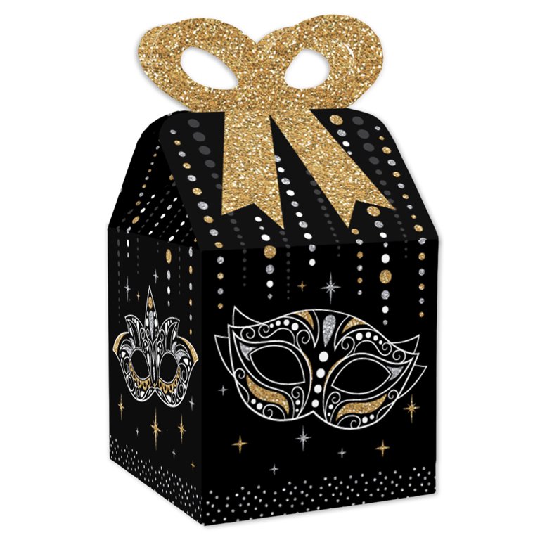 Black and Gold Prom Favor Bag