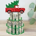 thumbnail image 1 of Big Dot of Happiness Merry Little Christmas Tree - DIY Red Truck Christmas Party Money Holder Gift - Cash Cake, 1 of 7