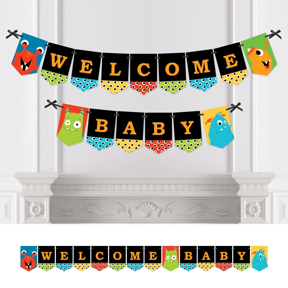Monster baby on sale shower decorations