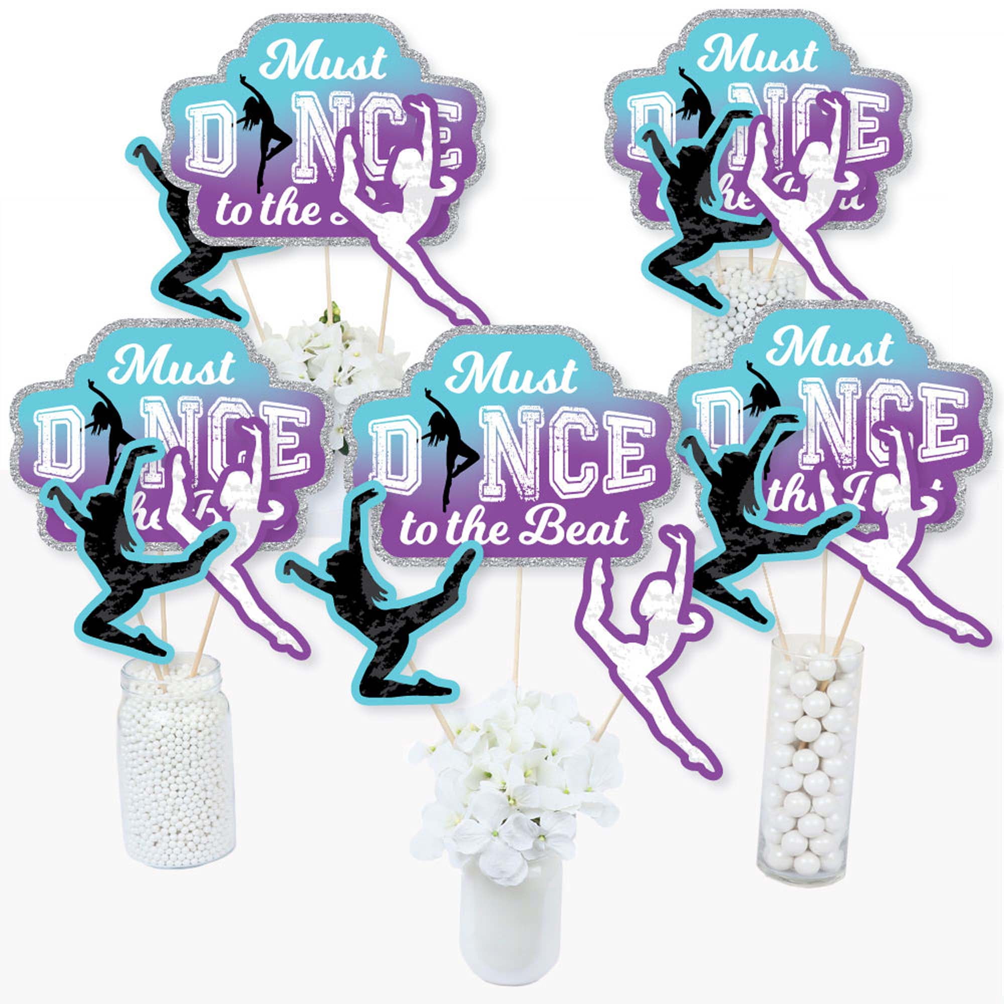 Big Dot of Happiness Must Dance to the Beat Dance Birthday Party or Dance Party Centerpiece