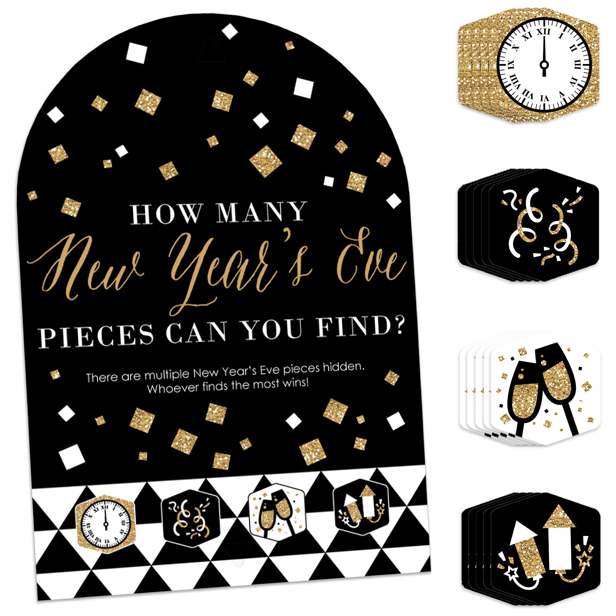 Big Dot of Happiness New Year’s Eve - Gold - New Years Eve Party ...