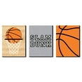 thumbnail image 1 of Big Dot of Happiness Nothin' but Net - Basketball - Sports Themed Nursery Wall Art, Kids Room Decor & Game Room Decor - 7.5 x 10 inches - 3 Prints, 1 of 6
