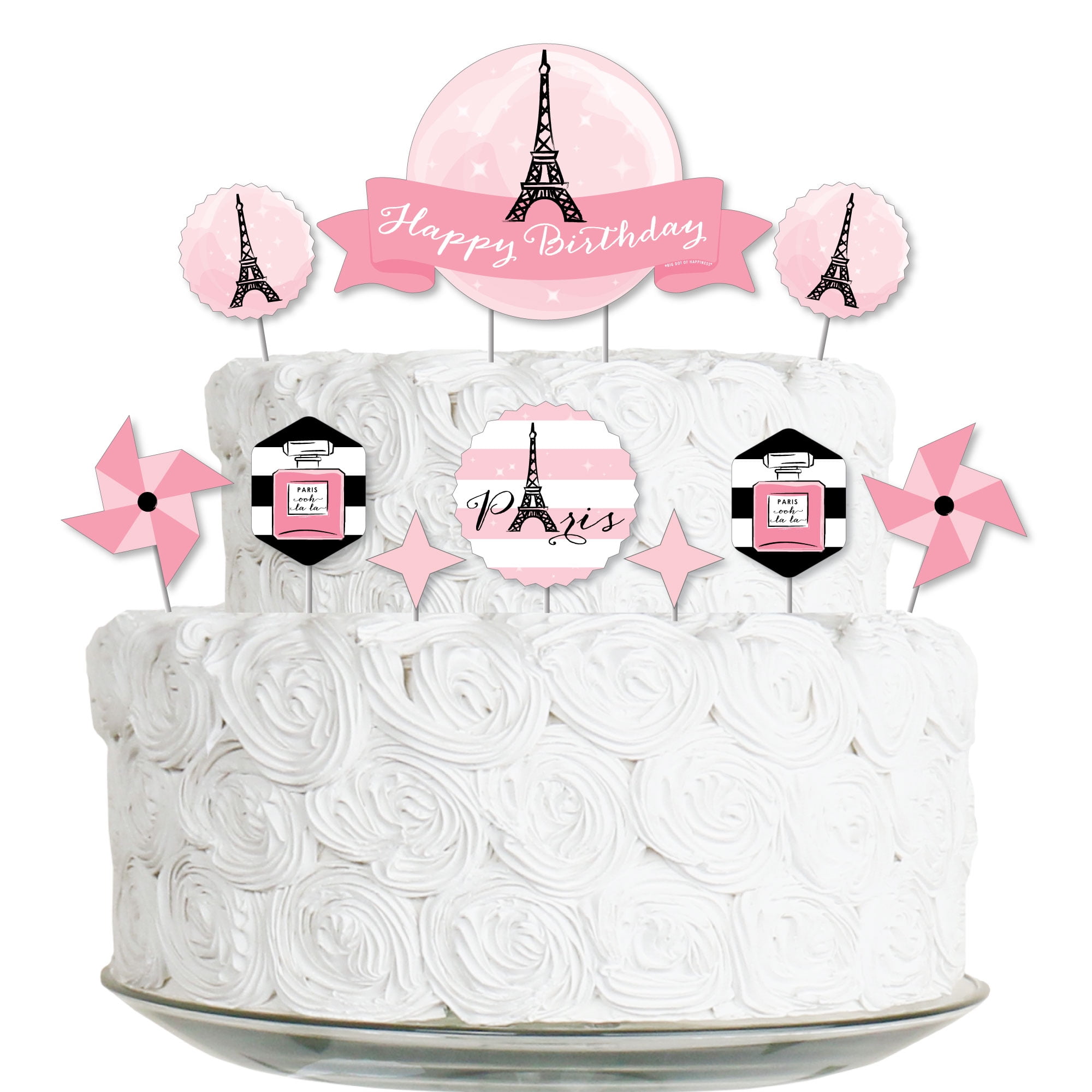 Cake Topper - Happy Birthday - Art de la table - Rue de la Fête