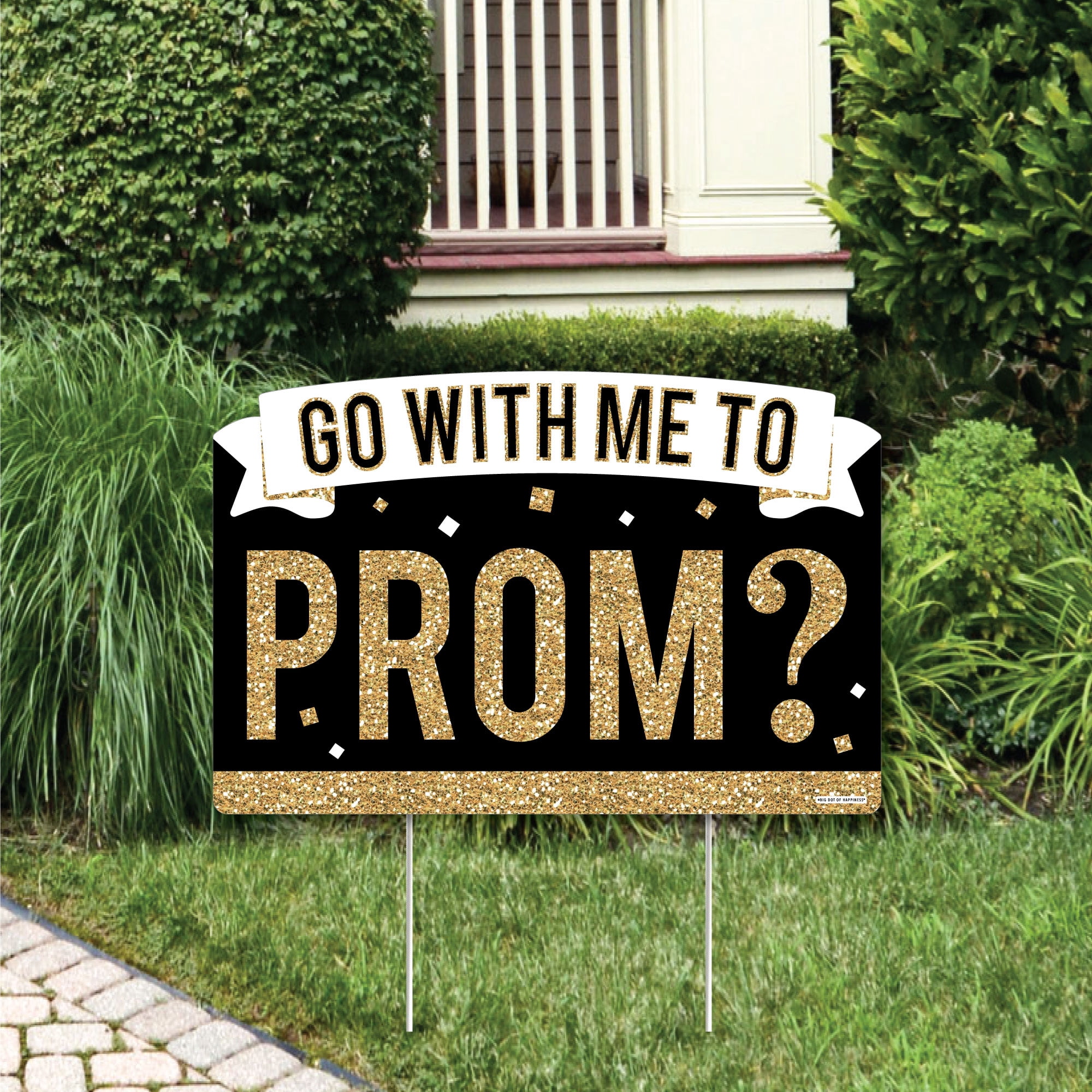 Big Dot of Happiness Promposal - Prom Proposal Yard Sign Lawn ...
