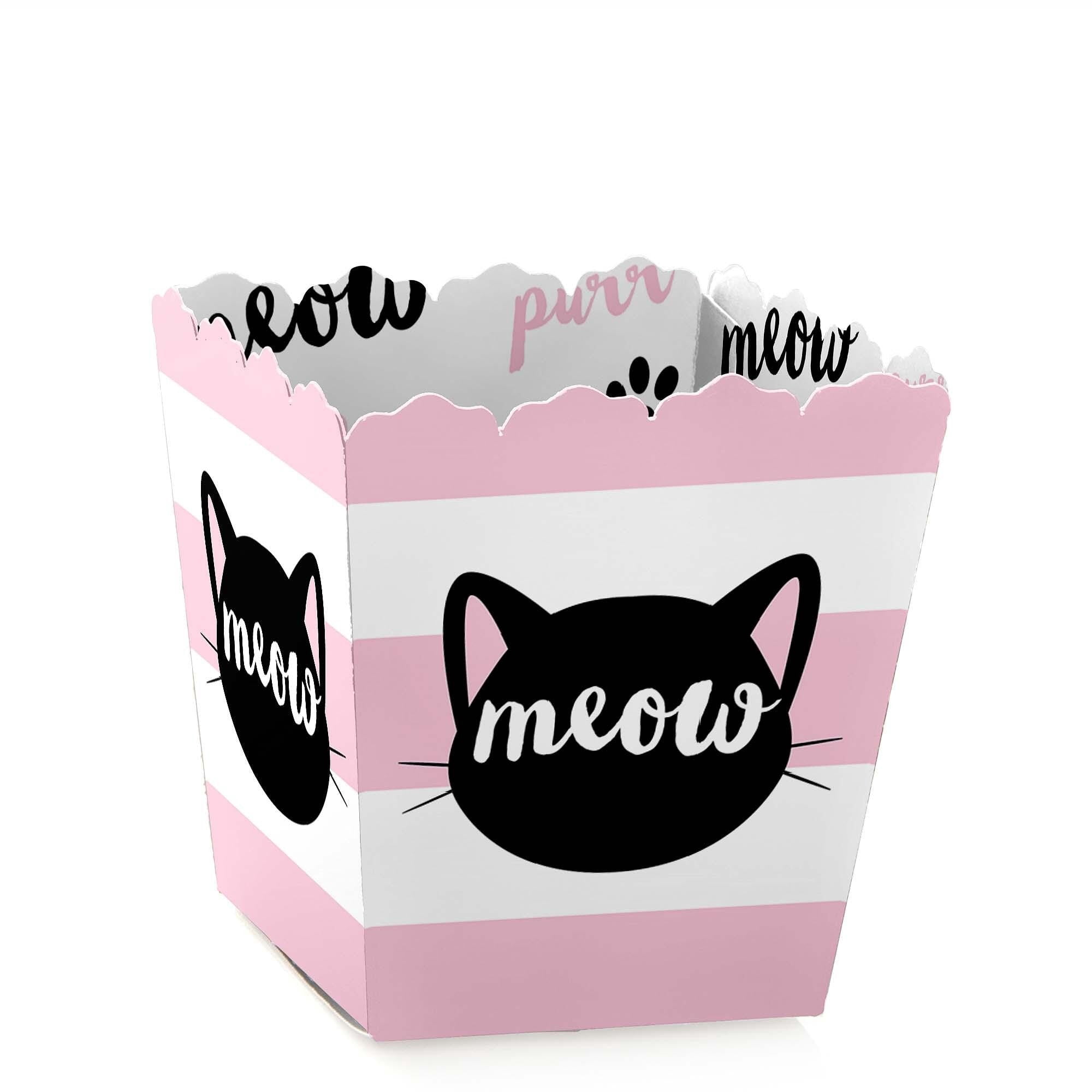 Purr-fect Kitty Cat Birthday Cake Topper Set – 11 Piece Decorating Kit With Picks - View #10