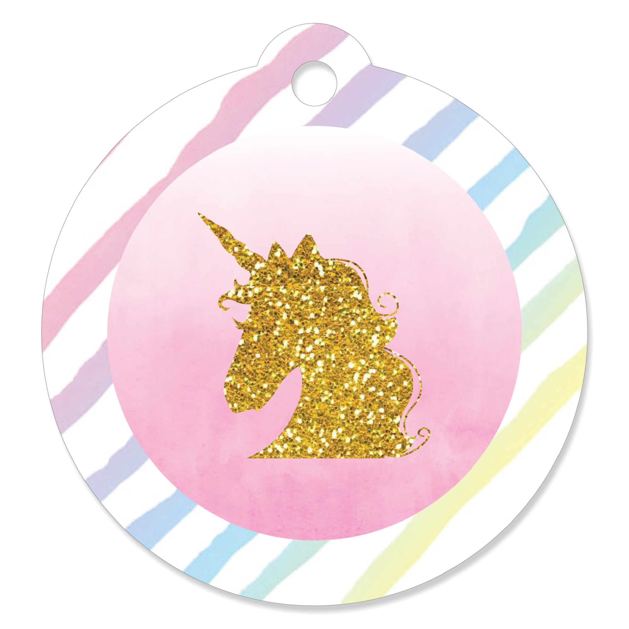 Big Dot Of Happiness Rainbow Unicorn - Magical Unicorn Favor Kids Stickers  - 16 Sheets - 256 Stickers