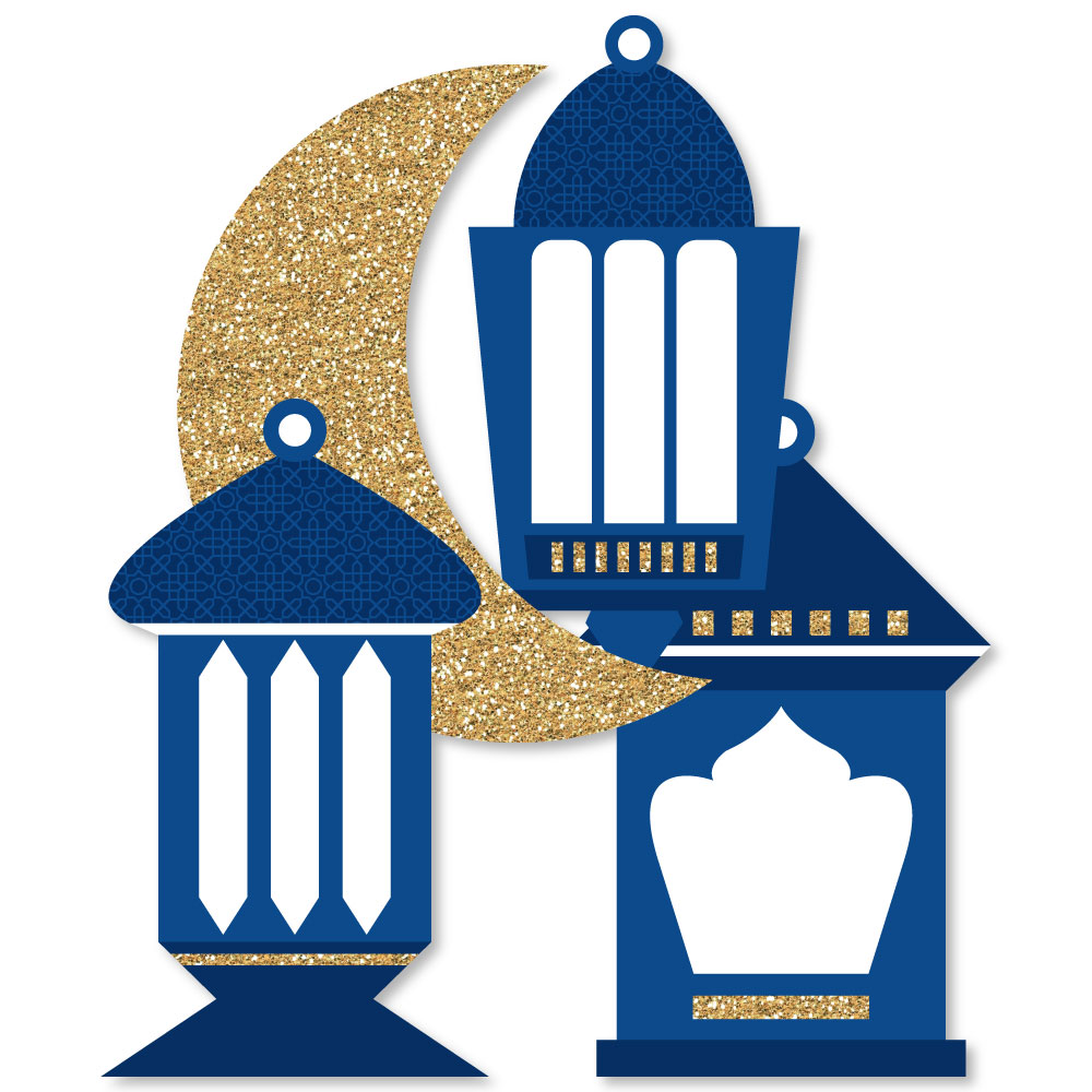Big Dot of Happiness Ramadan - Lantern Decorations DIY Eid Mubarak Party Essentials - Set of 20 - image 1 of 6