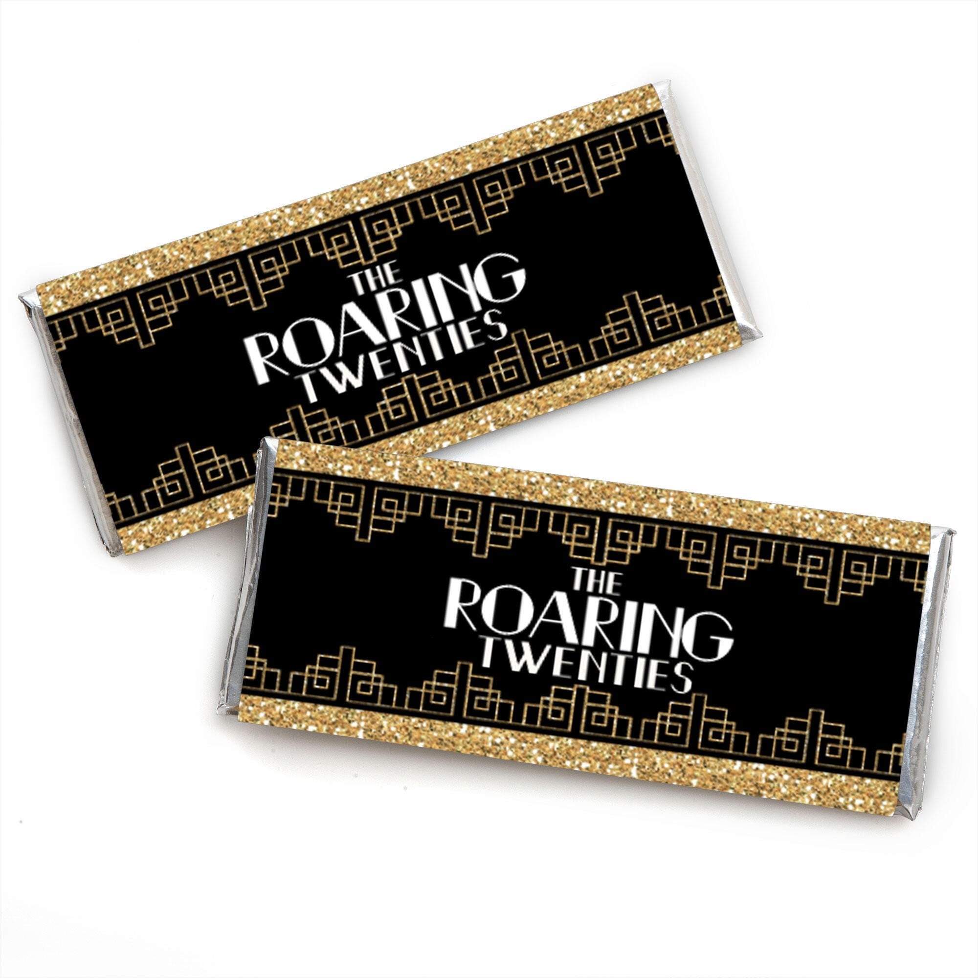 Big Dot of Happiness Roaring 20's - Candy Bar Wrapper 1920s Art Deco Jazz Party  Favors - Set of 24 - Walmart.com, image size:2000x2000