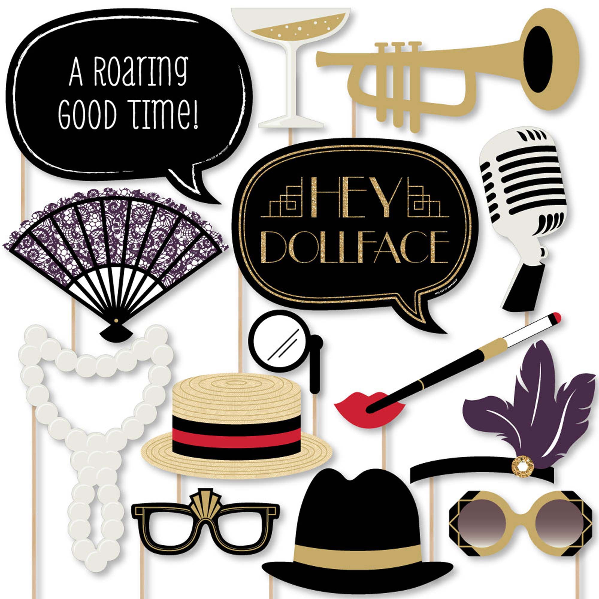 Roaring 20s Decorations Kit