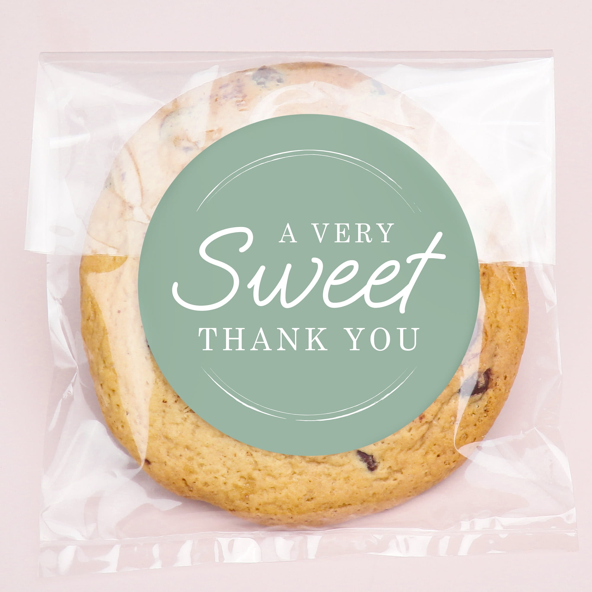 Big Dot of Happiness Sage Green Simple Script Thank You Stickers and ...