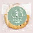 thumbnail image 1 of Big Dot of Happiness Sage Green Wedding Thank You Stickers and Clear Cookie Bags, Cellophane Treat Bags 4.25x7 IN for Candy or Baked Goods - 25 Count, 1 of 5