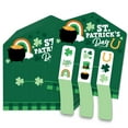 thumbnail image 1 of Big Dot of Happiness Shamrock St. Patrick's Day - Saint Paddy’s Day Party Game Pickle Cards - Pull Tabs 3-in-a-Row - Set of 12, 1 of 6