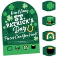 thumbnail image 1 of Big Dot of Happiness Shamrock St. Patrick's Day - Saint Paddy’s Day Party Scavenger Hunt - 1 Stand and 48 Game Pieces - Hide and Find Game, 1 of 8