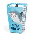 thumbnail image 1 of Big Dot of Happiness Shark Zone - Jawsome Party or Birthday Party Favor Popcorn Treat Boxes - Set of 12, 1 of 5