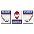 thumbnail image 1 of Big Dot of Happiness Shoots and Scores - Hockey - Kids Bathroom Rules Wall Art - 7.5 x 10 inches - Set of 3 Signs - Wash, Brush, Flush, 1 of 8