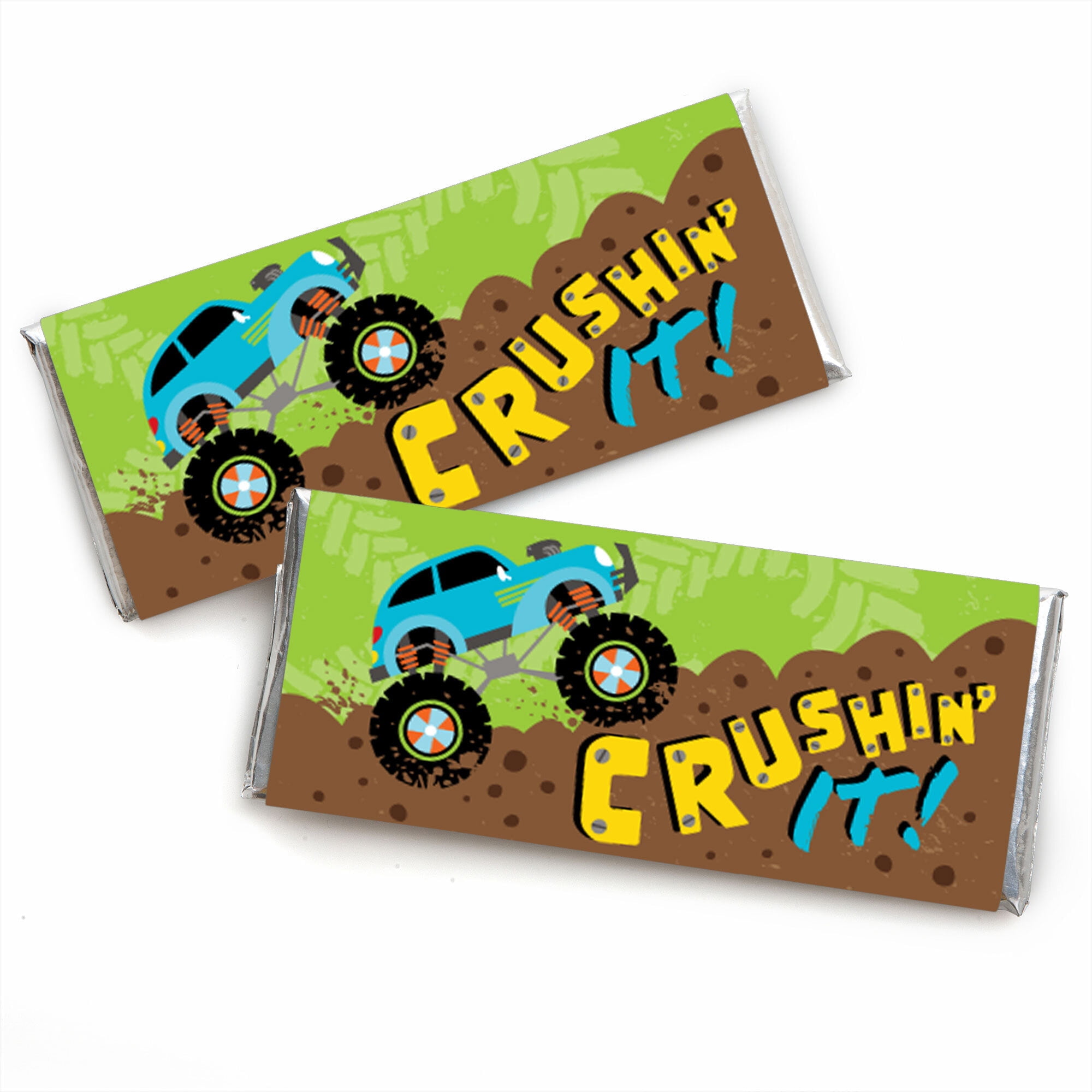 Big Dot Of Happiness Smash And Crash - Monster Truck - Boy Birthday Party  Game Scratch Off Cards - 22 Count : Target