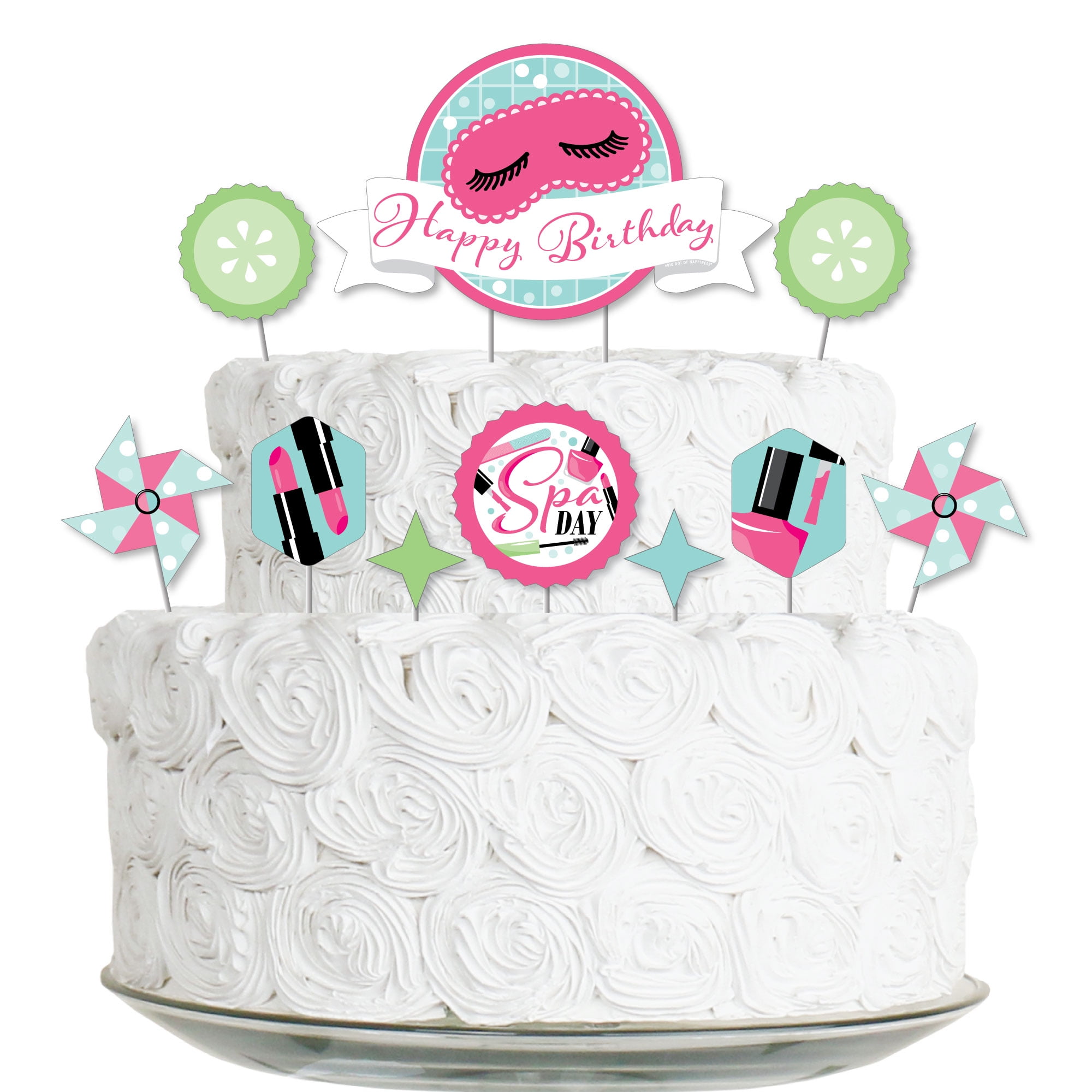 トップス Nodress White Birthday Cake Print Nodress Lace Trim White Birthday Cake Print Satin Camisole
