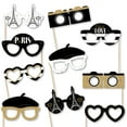thumbnail image 1 of Big Dot of Happiness Stars Over Paris Glasses - Paper Card Stock Parisian Themed Party Photo Booth Props Kit - 10 Count, 1 of 5