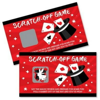 Scratch Off Scratcher Tool 40 Pcs Card Scratcher Tools Lottery Tickets  Scratcher Hanging Lottery Scratching Tools