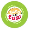 thumbnail image 1 of Big Dot of Happiness Taco 'Bout Fun - Fiesta Circle Sticker Labels - 24 Count, 1 of 4