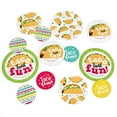 thumbnail image 1 of Big Dot of Happiness Taco 'Bout Fun - Fiesta Giant Circle Confetti - Party Decorations - Large Confetti 27 Count, 1 of 7
