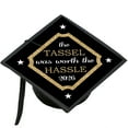 thumbnail image 1 of Big Dot of Happiness Tassel Worth The Hassle - Gold - 2026 Graduation Cap Decorations Kit - Grad Cap Cover, 1 of 8