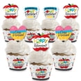 thumbnail image 1 of Big Dot of Happiness Teacher Retirement - Cupcake Decoration - Happy Retirement Party Cupcake Wrappers and Treat Picks Kit - Set of 24, 1 of 7