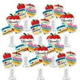 thumbnail image 1 of Big Dot of Happiness Teacher Retirement - Happy Retirement Party Centerpiece Sticks - Showstopper Table Toppers - 35 Pieces, 1 of 8