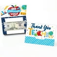 thumbnail image 1 of Big Dot of Happiness Thank You Teachers - Teacher Appreciation Money and Gift Card Holders - Set of 8, 1 of 4