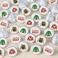 thumbnail image 1 of Big Dot of Happiness Ugly Sweater - Holiday and Christmas Party Small Round Candy Stickers - Party Favor Labels - 324 Count, 1 of 7