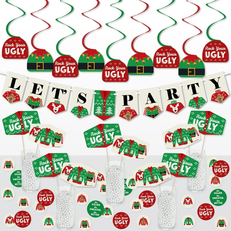 Party city ugly sweater decorations sale
