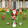thumbnail image 1 of Big Dot of Happiness Very Merry Christmas - Yard Sign and Outdoor Lawn Decorations - Holiday Santa Claus Party Yard Signs - Set of 8, 1 of 8