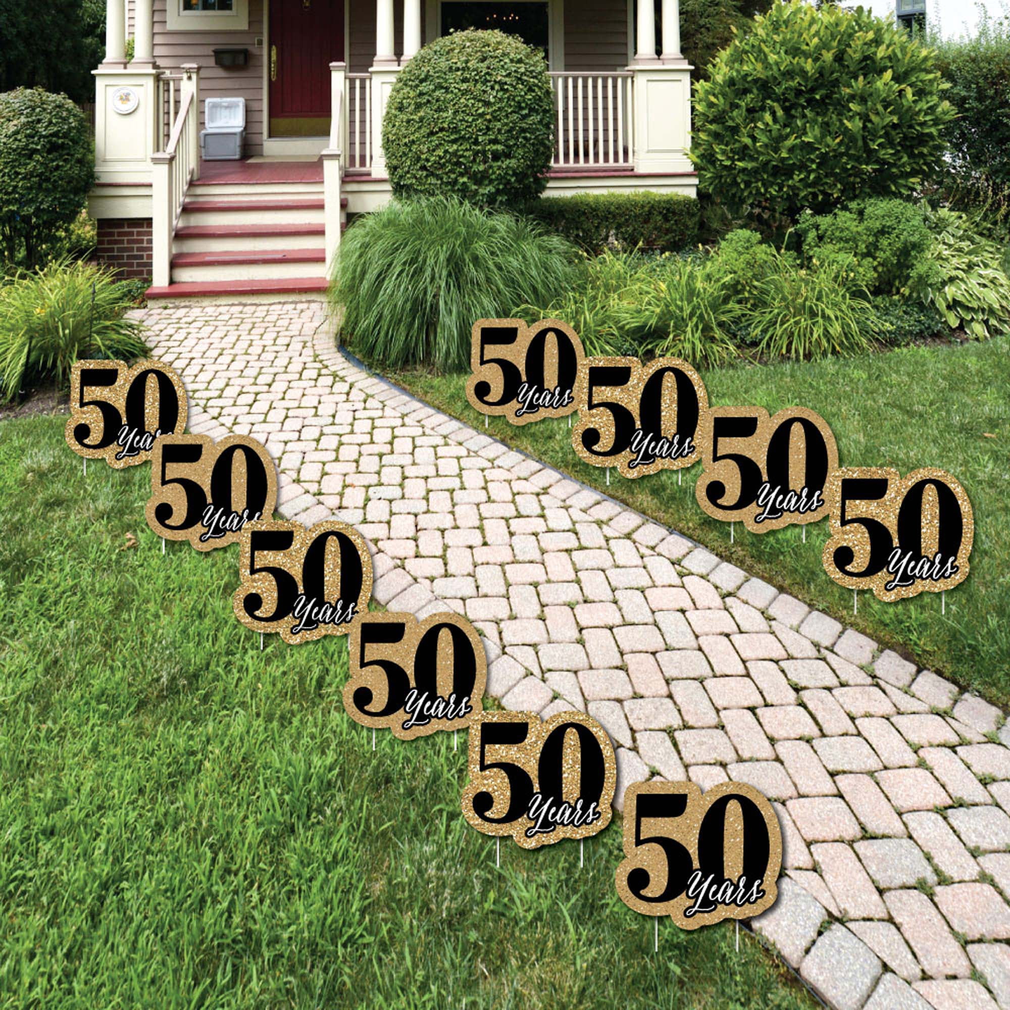 Big Dot of Happiness We Still Do - 50th Wedding Anniversary Lawn