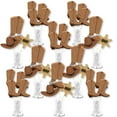 thumbnail image 1 of Big Dot of Happiness Western Hoedown - Wild West Cowboy Party Centerpiece Sticks - Showstopper Table Toppers - 35 Pieces, 1 of 8