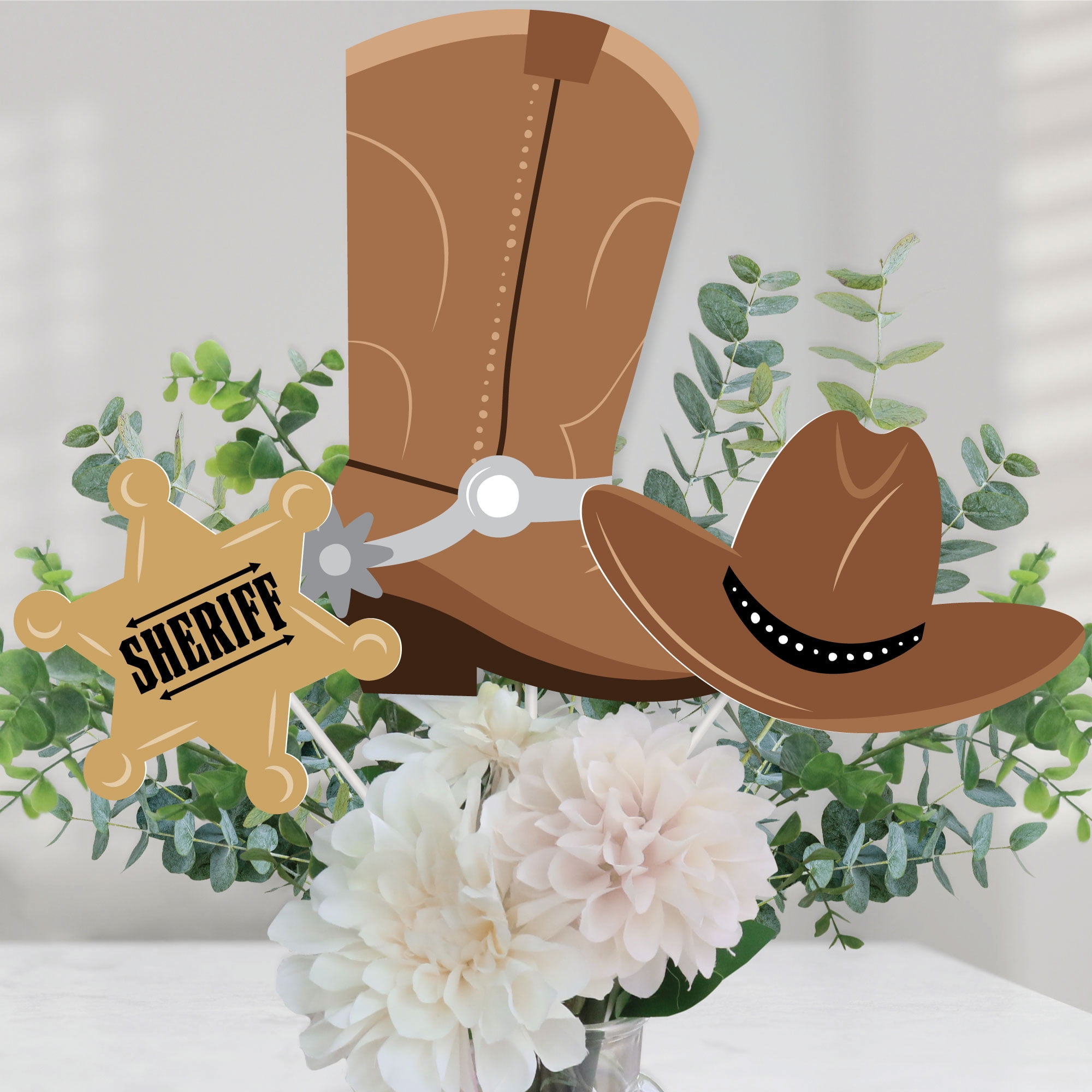Cowboy Centerpieces for Parties \u0026 Events | Western Style Decorations, image size:2000x2000