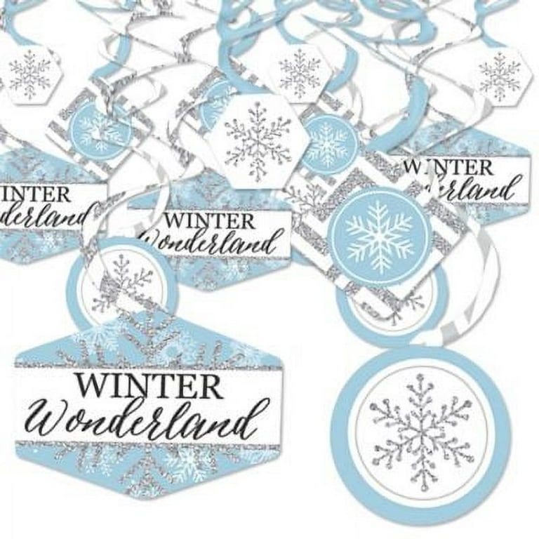 Big Dot Of Happiness Winter Wonderland - Party Table Decor