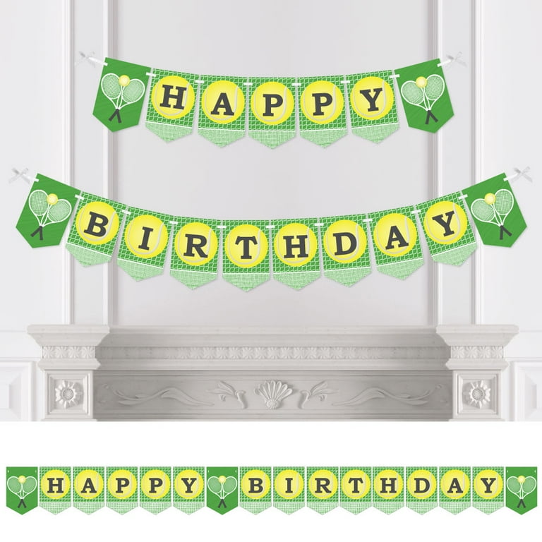 Big Dot of Happiness You Got Served Tennis Birthday Party